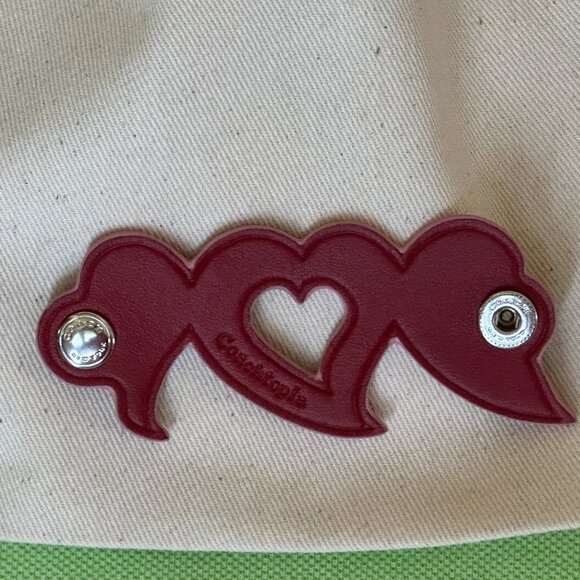 COACH COACHTOPIA HEART CORD HOLDER UPCRAFTED LEATHER+DUST BAG&BOX:NWT 1941 RED - Picture 11 of 16